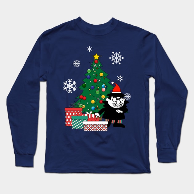 Boris Badenov Around The Christmas Tree Long Sleeve T-Shirt by Nova5